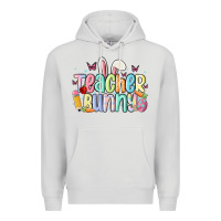 Dove Grey teacher bunny Premium Hoodie - MaliasSmallBusiness