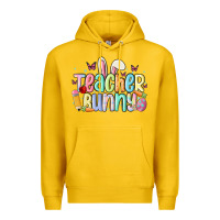Lemon teacher bunny Premium Hoodie - MaliasSmallBusiness