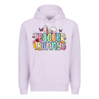 Lilac teacher bunny Premium Hoodie - MaliasSmallBusiness
