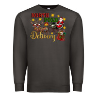 Smoke North Pole Delivery Santa Sleigh Premium Sweatshirt - Artiststas