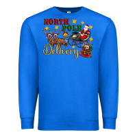 True Royal North Pole Delivery Santa Sleigh Premium Sweatshirt - Artiststas