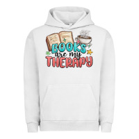 Pigment Lunar Rock books are my therapy Urban Hoodie - MaliasSmallBusiness