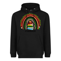 Black Christmas Teacherlife rainbow Heavyweight Hoodie - JahusDesignShop