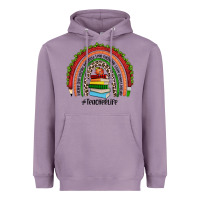 Lavender Christmas Teacherlife rainbow Heavyweight Hoodie - JahusDesignShop