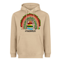 Mushroom Christmas Teacherlife rainbow Heavyweight Hoodie - JahusDesignShop