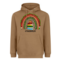 Toasted Coconut Christmas Teacherlife rainbow Heavyweight Hoodie - JahusDesignShop