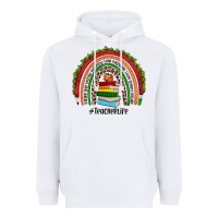 Christmas Teacherlife Rainbow Heavyweight Hoodie | Teevron