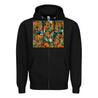 Black fall cowhide highland cow tumbler Zipper Hoodie - RanaPortraitStore