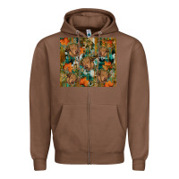 Chestnut fall cowhide highland cow tumbler Zipper Hoodie - RanaPortraitStore