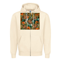 Sandshell fall cowhide highland cow tumbler Zipper Hoodie - RanaPortraitStore