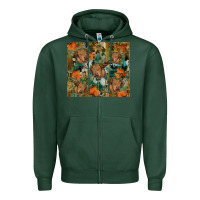 Sports Green fall cowhide highland cow tumbler Zipper Hoodie - RanaPortraitStore
