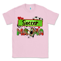 Bubblegum Pink soccer mama with leopard Classic Tee - Zillion Design Studio