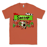 Copper soccer mama with leopard Classic Tee - Zillion Design Studio