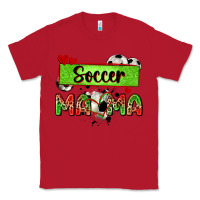 Red soccer mama with leopard Classic Tee - Zillion Design Studio
