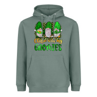 Sage st patrick s chillin with my gnomies Heavyweight Hoodie - JahusDesignShop