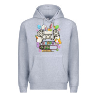 Heather Grey easter gamer Premium Hoodie - MaliasSmallBusiness