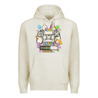 Oatmeal Heather easter gamer Premium Hoodie - MaliasSmallBusiness