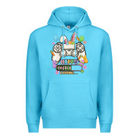 Ocean Blue easter gamer Premium Hoodie - MaliasSmallBusiness