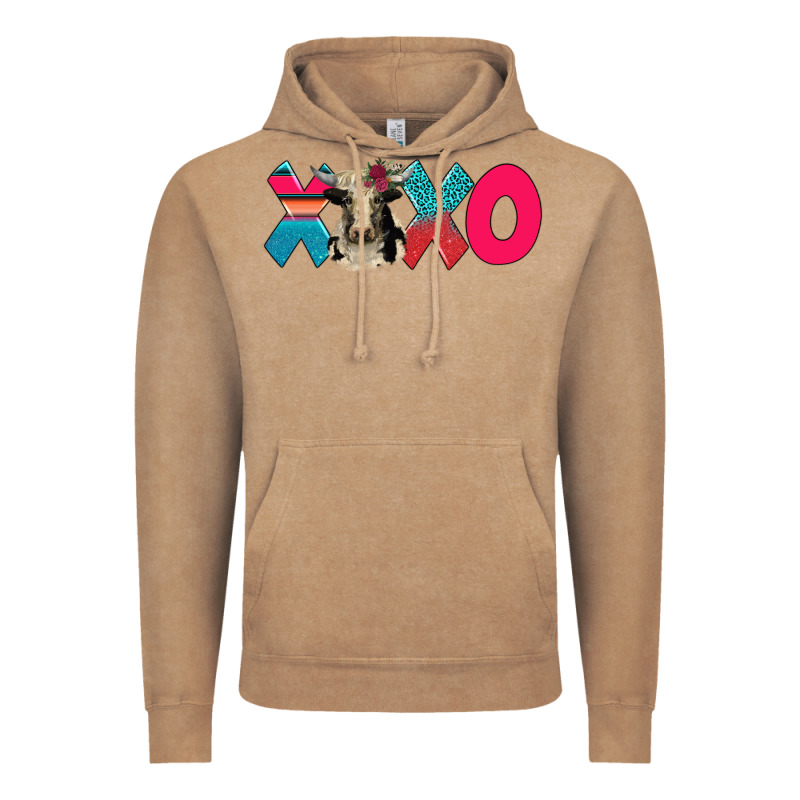 Xoxo Holstein Cow Vintage Hoodie by AdoDesignShop | Teevron
