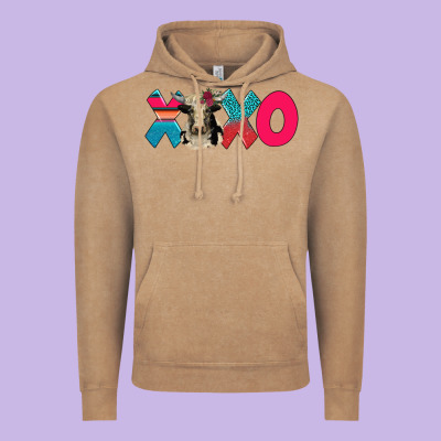Xoxo Holstein Cow Vintage Hoodie Designed By Adodesignshop