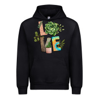 Black plant love Urban Hoodie - NancyCooperArtShop