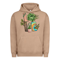 Pigment Burro plant love Urban Hoodie - NancyCooperArtShop