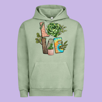 Plant Love Urban Hoodie Designed By Nancycooperartshop