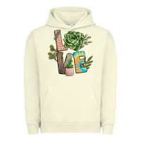 Pigment Pistachio plant love Urban Hoodie - NancyCooperArtShop