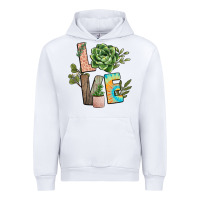 White plant love Urban Hoodie - NancyCooperArtShop