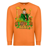 Carrot st patricks clover king  with shamrocks Premium Sweatshirt - AdoDesignShop
