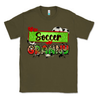 Army Green soccer granny with leopard Classic Tee - Zillion Design Studio