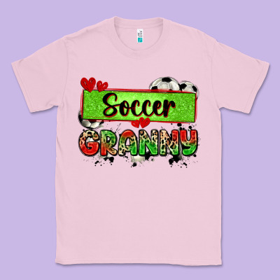 Soccer Granny With Leopard Classic Tee Designed By Zillion Design Studio