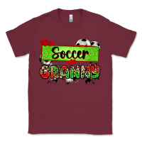 Burgundy soccer granny with leopard Classic Tee - Zillion Design Studio