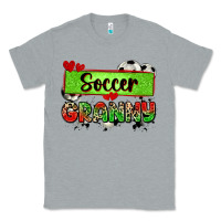 Heather Grey soccer granny with leopard Classic Tee - Zillion Design Studio