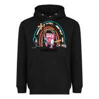 Black nurse life rainbow Heavyweight Hoodie - JahusDesignShop