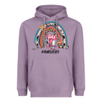 Lavender nurse life rainbow Heavyweight Hoodie - JahusDesignShop