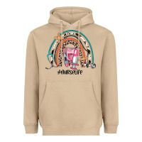 Mushroom nurse life rainbow Heavyweight Hoodie - JahusDesignShop