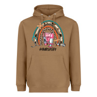 Toasted Coconut nurse life rainbow Heavyweight Hoodie - JahusDesignShop