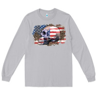 Moon Dust american skull Long Sleeve Tee - Zillion Design Studio