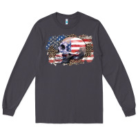 Smoke american skull Long Sleeve Tee - Zillion Design Studio
