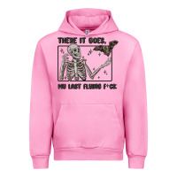 Fuchsia Pink there it goes my last flying fck Urban Hoodie - MaliasSmallBusiness