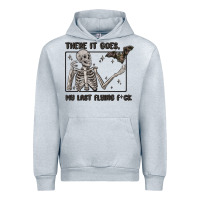 Heather Grey there it goes my last flying fck Urban Hoodie - MaliasSmallBusiness