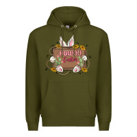 Army Green howdy easter Premium Hoodie - MaliasSmallBusiness