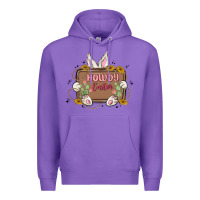Purple howdy easter Premium Hoodie - MaliasSmallBusiness