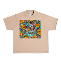 Burro baby pigs with leopard cowhide and sunflowers Urban Heavy Tee - Artiststas