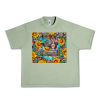 Oil Green baby pigs with leopard cowhide and sunflowers Urban Heavy Tee - Artiststas