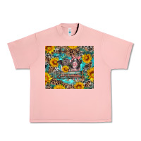 Salmon baby pigs with leopard cowhide and sunflowers Urban Heavy Tee - Artiststas