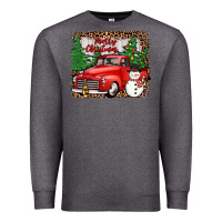 Charcoal Heather merry christmas Premium Sweatshirt - JahusDesignShop