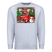 Heather Grey merry christmas Premium Sweatshirt - JahusDesignShop