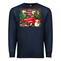 Navy merry christmas Premium Sweatshirt - JahusDesignShop